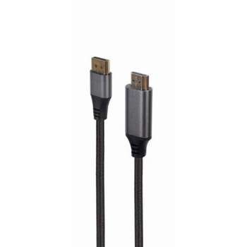 Кабели DVI Gembird Кабель DisplayPort-HDMI Cablexpert, 4K, 1.8м, 20M/19M, черный, экран, пакет
