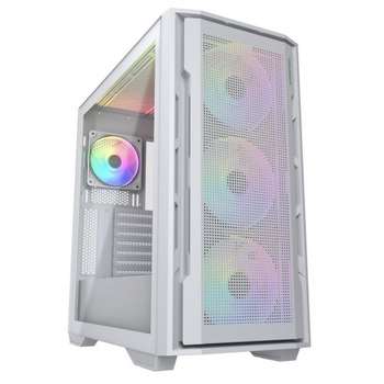 Корпус COUGAR Uniface X RGB White, 3x140mm ARGB +1x120mm ARGB Fan, ARGB Fan Hub, без БП, белый, E-ATX