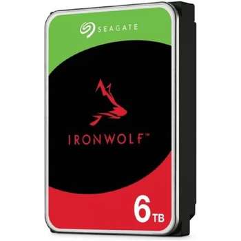 Жесткий диск HDD Seagate 6TB Ironwolf  {SATA 6.0Gb/s, 5400 rpm, 256mb buffer, 3.5",для NAS}