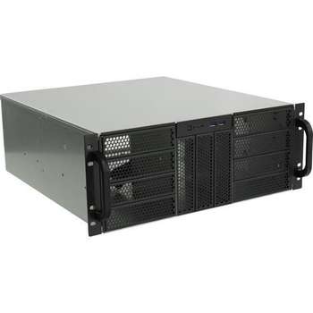 Сервер Procase RE411-D2H15-C-48 Корпус 4U server case,2x5.25+15HDD,черный,без блока питания,глубина 480мм,MB CEB 12"x10,5"