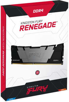 Оперативная память Kingston Память DDR4 4x8GB 3600MHz KF436C16RB2K4/32 Fury Renegade Black RTL Gaming PC4-25600 CL16 DIMM 288-pin 1.35В kit single rank с радиатором Ret