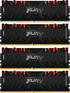 Оперативная память Kingston Память DDR4 4x8GB 3600MHz KF436C16RBAK4/32 Fury Renegade RGB RTL Gaming PC4-28800 CL16 DIMM 288-pin 1.35В kit single rank с радиатором Ret