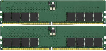 Оперативная память Kingston Память DDR5 2x32GB 5200MHz KVR52U42BD8K2-64 Valueram RTL PC5-41600 CL42 DIMM 288-pin 1.1В dual rank Ret