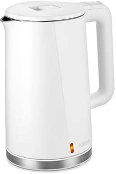 Чайник/Термопот KITFORT Чайник электрический КТ-6612-2 1.7л. 2200Вт белый корпус: металл/пластик