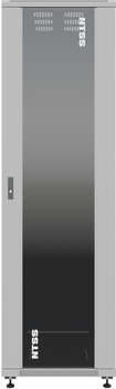 Шкаф, стойка NTSS Шкаф серверный Премиум  напольный 22U 600x1000мм пер.дв.стекл металл 900кг серый 910мм 60.5кг 1102мм IP20 сталь