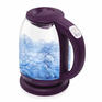Чайник/Термопот KITFORT Чайник КТ-640-5, 1,7 л, 2200 Вт, закрытый нагревательный элемент, ТЕРМОРЕГУЛЯТОР, стекло, фиолетовый