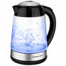 Чайник/Термопот BRAYER Чайник BR1012, 1,7 л, 2200 Вт, закрытый нагревательный элемент, стекло, черный