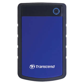 Внешний накопитель Transcend Внешний жесткий диск StoreJet 1TB, 2.5", USB 3.0, синий, TS1TSJ25H3B