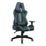 Игровое кресло BRABIX Кресло компьютерное "GT Carbon GM-120", две подушки, экокожа, черное/зеленое, 531929