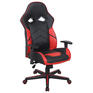 Игровое кресло BRABIX Кресло компьютерное "Storm GM-006", регулируемые подлокотники, экокожа, черное/красное, 532500
