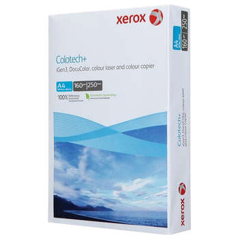 Бумага Xerox А4, 160 г/м2, 250 л., COLOTECH+, Австрия, 161% CIE, 003R94656