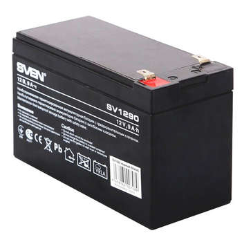 Аккумулятор для ИБП Sven Аккумуляторная батарея для ИБП любых торговых марок, 12 В, 9 Ач, 151х65х98 мм, SVEN, SV-0222009