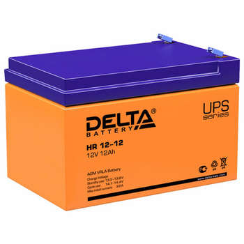 Аккумулятор для ИБП Delta Аккумуляторная батарея для ИБП любых торговых марок, 12 В, 12 Ач, 151х98х95 мм, DELTA, HR 12-12