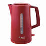 Чайник/Термопот BOSCH Чайник TWK3A014, 1,7 л, 2400 Вт, закрытый нагревательный элемент, пластик, красный