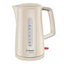 Чайник/Термопот BOSCH Чайник TWK3A017, 1,7 л, 2400 Вт, закрытый нагревательный элемент, пластик, бежевый