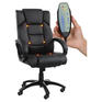 Кресло BRABIX офисное "Bliss MS-004", 6 массажных модулей, экокожа, черное, 532522