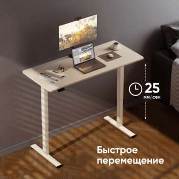 Кронштейн ОНКРОН Моторизированный стол ONKRON с регулировкой по высоте, белый WDT221E_W