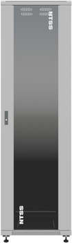 Шкаф, стойка NTSS Шкаф серверный Премиум  напольный 22U 600x800мм пер.дв.стекл металл 900кг серый 710мм 54.1кг 1102мм IP20 сталь