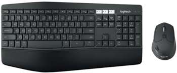 Комплект (клавиатура+мышь) Logitech Клавиатура + мышь MK850 Performance клав:черный мышь:черный USB slim Multimedia