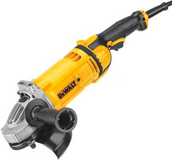 Шлифмашина углошлифовальная DEWALT Углошлифовальная машина DWE4579-QS 2600Вт 6500об/мин рез.шпин.:M14 d=230мм