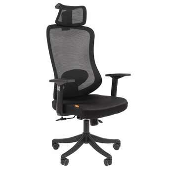 Кресло CHAIRMAN Офисное кресло CH563 черный пластик, черный