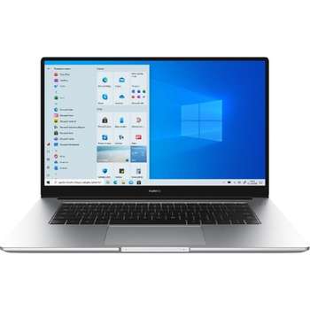 Ноутбук Huawei MateBook D15 BoM-WFP9 [53013TUE] silver 15.6" {FHD  Ryzen 7 5700U/8GB/512GB SSD/DOS}