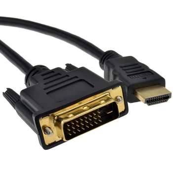 Кабели DVI 5Bites APC-080-020 Кабель  HDMI M /  DVI M / 24+1 / DUAL LINK / 2M