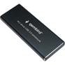 Бокс для HDD Gembird EEM2-SATA-1 Внешний корпус USB 3.0 для M2 SATA порт MicroB, металл, черный