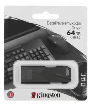 Flash-носитель Kingston Флэш-накопитель USB3.2 64GB DTXON/64GB KINGSTON