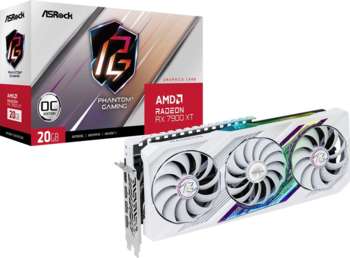 Видеокарта ASRock PCI-E 4.0 RX7900XT PGW 20GO AMD Radeon RX 7900XT 20Gb 320bit GDDR6 2075/20000 HDMIx1 DPx3 HDCP Ret
