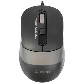 Мышь A4TECH проводная Fstyler FM10, USB, 3 кнопки + 1 колесо-кнопка, оптическая, черная, 1147673