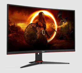 Монитор AOC LCD 27'' 16:9 1920х1080 VA, Curved, nonGLARE, 165 Hz, 250 cd/m2, H178°/V178°, 4000:1, 80M:1, 16.7M, 4ms, VGA, 2xHDMI, DP, Tilt, 3Y, Black, Red C27G2E