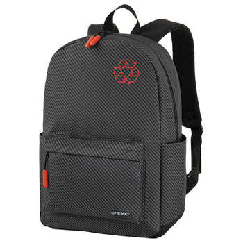 Рюкзак HEIKKI ENERGETIC  универсальный, эргономичный, Recycle, черно-серый, 43х30х16 см, 272532