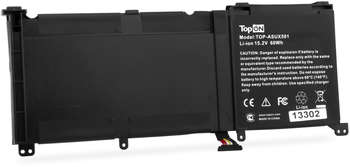 Аксессуар для ноутбука TOPON Батарея для ноутбука TOP-ASUX501 15.2V 4000mAh литиево-ионная Asus ZenBook Pro UX501VW, Q534, Q534U, Q534UX, G501, G60, UX501