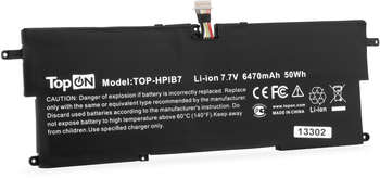Аксессуар для ноутбука TOPON Батарея для ноутбука TOP-HPIB7 7.7V 6740mAh литиево-ионная HP EliteBook X360 1020 G2