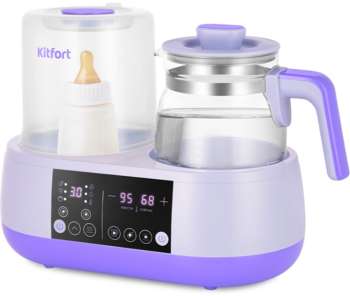 Чайник/Термопот KITFORT Чайник электрический КТ-2327 1.2л. 1200Вт сиреневый корпус: пластик