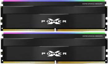 Оперативная память Silicon Power Память DDR5 2x16GB 5600MHz SP032GXLWU560FDF Xpower Zenith RGB RTL Gaming PC5-44800 CL40 DIMM 288-pin 1.25В kit single rank с радиатором Ret