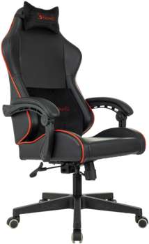 Кресло A4TECH игровое Bloody GC-780 черный сиденье черный кожзам с подголов. крестов. металл черный пластик черный