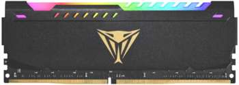 Оперативная память Patriot Память DDR4 16GB 3200MHz PVSR416G320C8 Viper Steel RGB RTL Gaming PC4-25600 CL18 DIMM 288-pin 1.35В dual rank с радиатором Ret