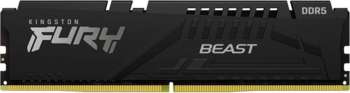 Оперативная память Kingston Память DDR5 8GB 6000MHz KF560C40BB-8 Fury Beast XMP RTL Gaming PC5-48000 CL40 DIMM 288-pin 1.35В kit single rank с радиатором Ret