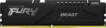 Оперативная память Kingston Память DDR5 8GB 6000MHz KF560C36BBE-8 Fury Beast Black Expo RTL Gaming PC5-48000 CL36 DIMM 288-pin 1.35В single rank с радиатором Ret