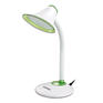 Светильник SONNEN Настольная лампа-OU-608, на подставке, светодиодная, 5 Вт, белый/зеленый, 236670