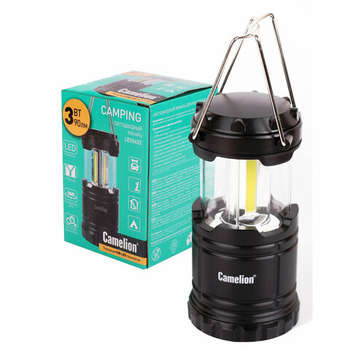 Фонарь CAMELION туристический 3Вт LED, питание 3xAAА , контейнер и магнит, LED5632