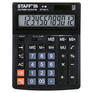 Калькулятор Staff настольный STF-444-12 , 12 разрядов, двойное питание, 250303