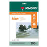 Фотобумага Lomond матовая, А4, 200 г/м2, двусторонняя, 50 листов, LOMOND, 0102033