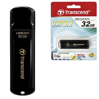 Flash-носитель Transcend Флеш-диск 32 GB, Jetflash 700, USB 3.0, черный, TS32GJF700