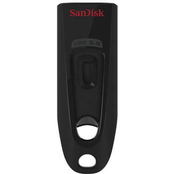 Flash-носитель SanDisk Флеш-диск 128 GB, Cruzer Ultra, USB 3.0, черный, SDCZ48-128G-U46