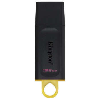 Flash-носитель Kingston Флеш-диск 128GB DataTraveler Exodia, разъем USB 3.2, черный/желтый, DTX/128GB