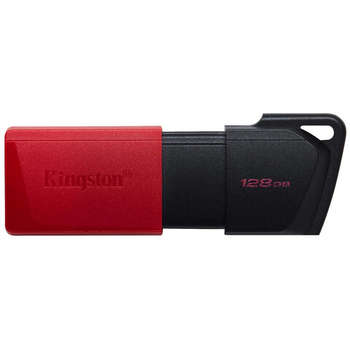 Flash-носитель Kingston Флеш-диск 128GB DataTraveler Exodia M, разъем USB 3.2, черный/красный, DTXM/128GB