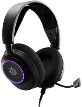 Игровая гарнитура STEELSERIES Наушники с микрофоном Arctis Nova 3 черный 1.2м оголовье